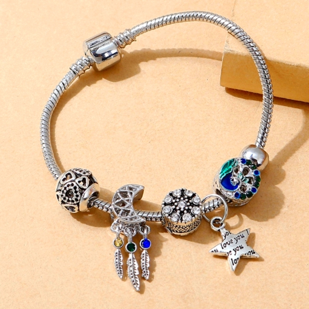 Start moon Bracelet sterling silver 925